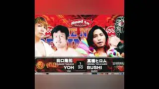 njpw strong winners #shorts #wrestling #njpwstrong #winners #results