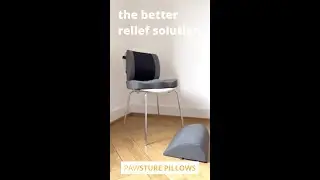 BACK PAIN SOLUTION - Orthopedic, Ergonomic Memory Foam Cushion