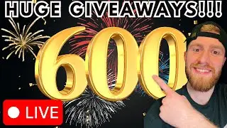 WB #600 Celebration!!! 40+ Box Opening!!! GIVEAWAYS!!!