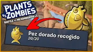 🐟 COMO CONSEGUIR LOS 20 PECES DORADOS DE PLANTS VS ZOMBIES BATTLE FOR NEIGHBORVILLE 🐟