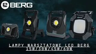 lampy warsztatowe LED BERG 15W/30W/45W/60W