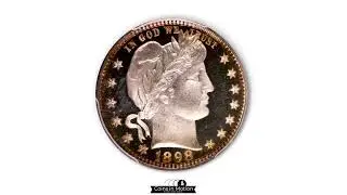 High Grade 1898 Proof 68 Deep Cameo Barber Silver Quarter Offered Through Stack's Rare Coin Auctions