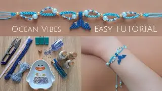 Whale Tail Bracelet DIY 🐋| Ocean Style 🌊 | Step-by-Step Guide
