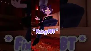 Fixing full body tracking always looks so weird 😭 #persona #vrchat #vrc​⁠ ​⁠