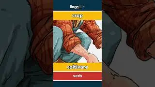 🇬🇧🇮🇹 crop - coltivare : learn English : impariamo l'inglese : vocabulary builder