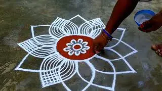maasi madham Rangoli / easy muggulu / Friday kolam