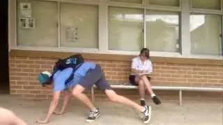 Jumps into wall at Glenmore Park High School