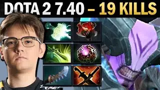 Faceless Void, профессиональный керри с Octarine и 19 убийствами - Dota 7.41