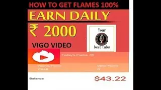 HOW TO GET FLAMES ON VIGO VIDEO |AND  EARN MONEY FROM Hypstar(100% work)