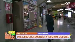 salidas de buses contin&uacute;an suspendidas en Cochabamba