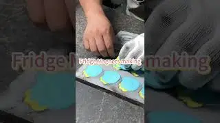 PVC Soft Rubber Fridge Magnet Production &ndash; Custom Souvenir Making Machine Demo