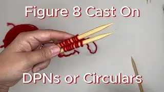 Figure 8 Cast On, knitting