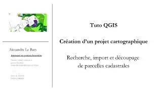 Cr&eacute;ation d'une cartographie foresti&egrave;re #1 : Recherche, import et d&eacute;coupage &agrave; partir du cadastre
