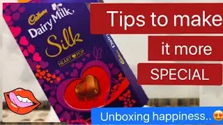 Cadbury Dairy Milk Silk Heart Pop ❤️ | how to make it more special | tips by purplepur