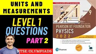 Class 9 | Units and Measurements | Level 1 Questions Part 2 | Pearson IIT Foundation
