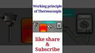 working principle of thermocouple full video 👉//youtu.be/BbSXTCJDI30  #atishelectricaltouch #short