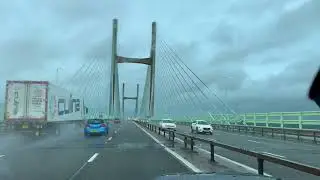 Unseasonably Stormy Weather While Cruising The Prince Of Wales Bridge Going West During July 2023