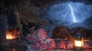 Сильные дожди и буря ⛈️ в горах Загрос. Кочевники, живущие в пещерах, борются за выживание вну
