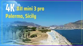 Palermo, Sicily [4K] Dji mini 3 pro DRONE VIDEO