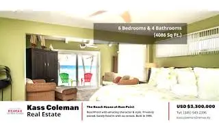 The Beach House At Rum Point | Call Kass at 345 949 2396