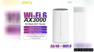 Plery 5G Router 3000Mbps CPE AX3000 WIFI6 Gigabit Port Wireless Wifi Router 5G Modem Router Repeater