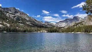 Andy: Hike to Shadow Lake/near Mammoth Lakes&mdash;very pretty lake 