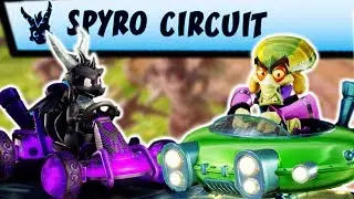 Crash Team Racing Nitro-Fueled - Spyro Circuit Race Online + Oxide Ghost