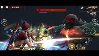 Defeating the gigantic boss from raid boss operation (Day 1) Zombie hunter: offline games