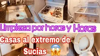 CASAS AL EXTREMO DE SUCIAS-BAÑOS, COCINAS, PISOS, LIMPIEZA EXTREMA| #LIMPIEZA-cleaning marathon