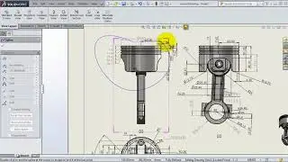 142 SolidWorks Drawing Tutorial Broken out view HD