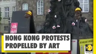 Art in support of Hong Kong protests in Denmark | COVID-19 Pandemic