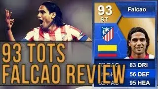 FIFA 13 | 93 TOTS Falcao Review & In-Game Stats | Ultimate Team | Team of The Season