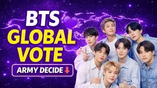 Who Is the Most Popular BTS Member? 🌍 ARMY Vote Now| BTS Global Vote 2026 💜 #bts #btsvideo #kpop 