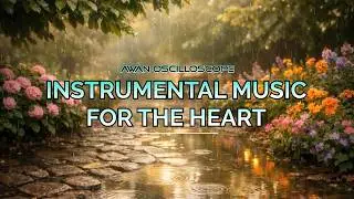 Let the Rain Heal You 🌧️ | Slow & Peaceful Harp Instrumental (No Copyright)