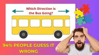 Which Direction Bus Is Going? #10secondschallenge #riddle #puzzle #riddles