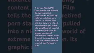 A Serbian Film (2010) &ndash; Controversial and Banned!