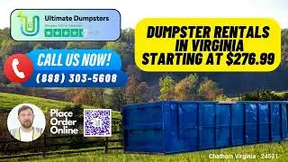 Chatham Virginia - Same Day Dumpster Rentals Starting $276.99