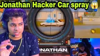 Jonathan Hacker Car spray 😱 #jonathan #bgmi #mh26jumboyt