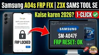 Samsung a04s frp bypass | z3x sams tool se Samsung a04s frp bypass| Kaise karen 2025 