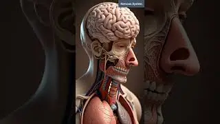 Ultra Close up of Human Nervous System | Bio AI Art