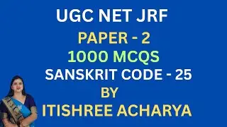 EP-17#Most important questions of Sanskrit code -25# paper -ll # 🎯 NTA UGC NET JRF.