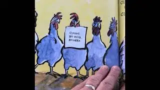 Mom reads Click, Clack, Moo by Doreen Cronin