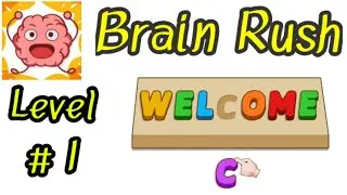 Brain Rush level 1 Gameplay Solution