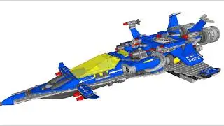 Lego 70816 Benny's Spaceship 3D Sketchup