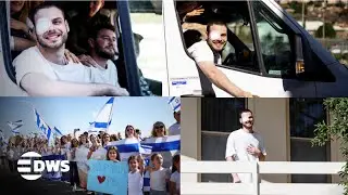 Трогательный приём: Алон Охель вернулся домой после двух лет плена ХАМАС | AH1E