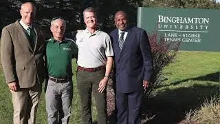 Binghamton Athletics - Lane-Starke Tennis Center Dedication Ceremony