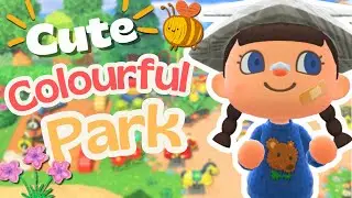 Adorable Park And Finishing The Entrance 🖍️ | Kidcore Island | ACNH Build
