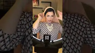 لفة الطرحة الاسبانش نانيس سليم