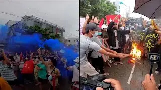 Pro-Democracy Protesters in Myanmar Aren&rsquo;t Quitting