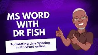 Formatting Line Spacing in Microsoft Word Online for APA Style 📄